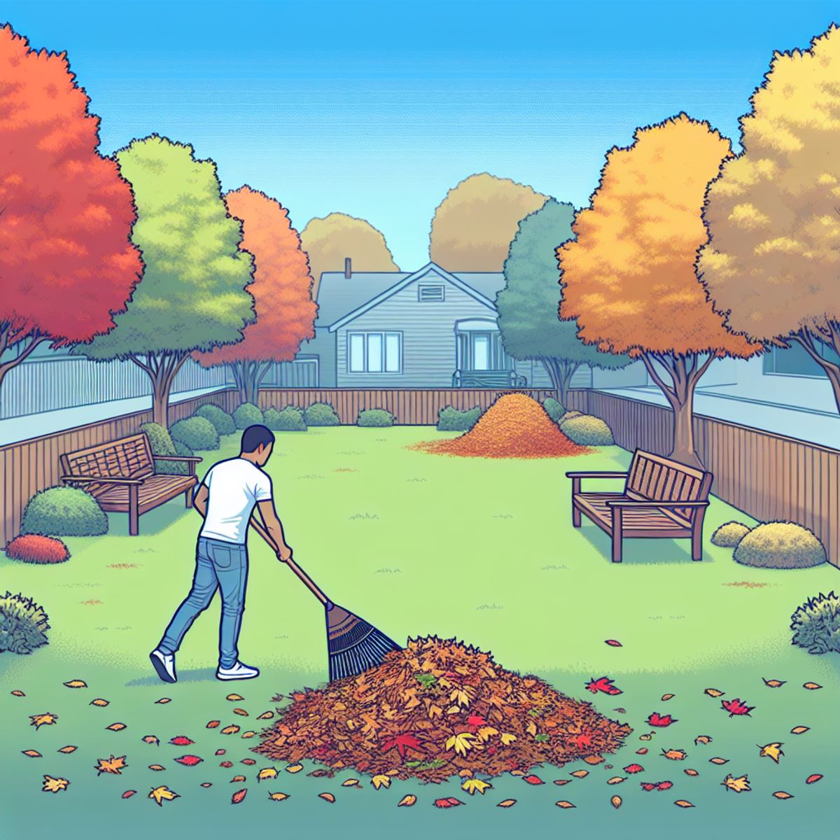 The Genius Way to Rake Leaves and Save Time