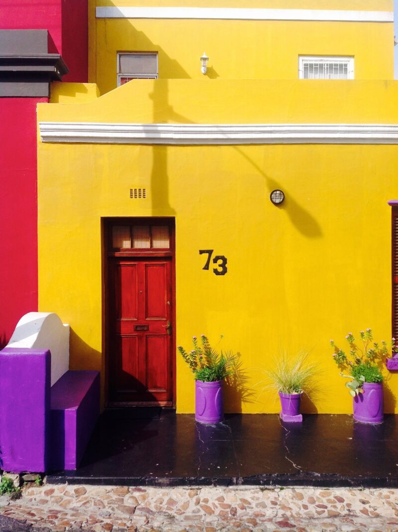 Red is an inviting color for an entranceway image - Red is an inviting color for an entranceway